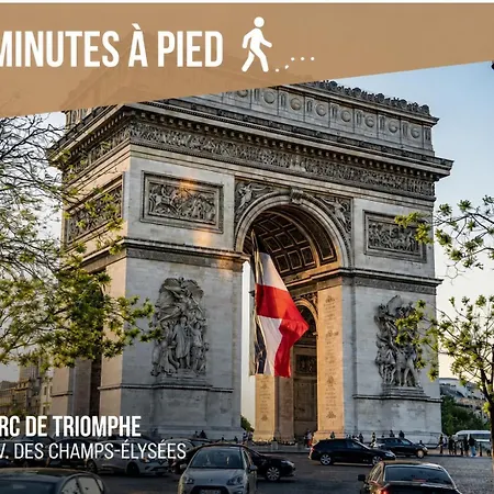 Appartement Av Des Champs-elysees, Arc De Triomphe - 12 Guests Parijs